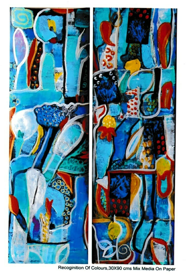 Recognition of Colours painting